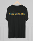 New Zealand Tri - Blend Tee, Classic Soft Shirt for Men and Women, Kiwi Travel Top, Vintage Style Tshirt, Comfortable Cotton Blend, Souvenir - Selden & Kingsley