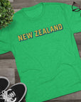 New Zealand Tri - Blend Tee, Classic Soft Shirt for Men and Women, Kiwi Travel Top, Vintage Style Tshirt, Comfortable Cotton Blend, Souvenir - Selden & Kingsley