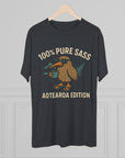 Sass Tri - Blend Tee, New Zealand Shirt, Aotearoa Tee, Unisex Crewneck T-Shirt, Classic Tee for Kiwi Lovers - Selden & Kingsley