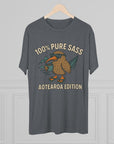 Sass Tri - Blend Tee, New Zealand Shirt, Aotearoa Tee, Unisex Crewneck T-Shirt, Classic Tee for Kiwi Lovers - Selden & Kingsley