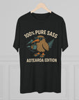 Sass Tri - Blend Tee, New Zealand Shirt, Aotearoa Tee, Unisex Crewneck T-Shirt, Classic Tee for Kiwi Lovers - Selden & Kingsley