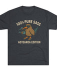 Sass Tri - Blend Tee, New Zealand Shirt, Aotearoa Tee, Unisex Crewneck T-Shirt, Classic Tee for Kiwi Lovers - Selden & Kingsley