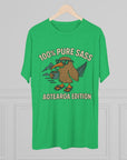 Sass Tri - Blend Tee, New Zealand Shirt, Aotearoa Tee, Unisex Crewneck T-Shirt, Classic Tee for Kiwi Lovers - Selden & Kingsley