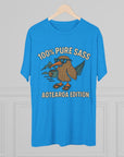 Sass Tri - Blend Tee, New Zealand Shirt, Aotearoa Tee, Unisex Crewneck T-Shirt, Classic Tee for Kiwi Lovers - Selden & Kingsley