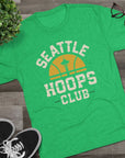 Seattle Retro Basketball Tee, Unisex Tri - Blend Crew Neck T-Shirt, Fan Shirt, Sports Tee, Seattle Tee, Sonics Fan Gift, Vintage Tee - Selden & Kingsley