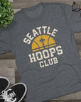 Seattle Retro Basketball Tee, Unisex Tri - Blend Crew Neck T-Shirt, Fan Shirt, Sports Tee, Seattle Tee, Sonics Fan Gift, Vintage Tee - Selden & Kingsley
