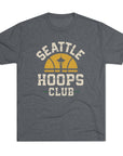 Seattle Retro Basketball Tee, Unisex Tri - Blend Crew Neck T-Shirt, Fan Shirt, Sports Tee, Seattle Tee, Sonics Fan Gift, Vintage Tee - Selden & Kingsley