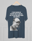 Tee Shirt, Motivational Hunting Quote, Lions Head Coach Dan Campbell, Unisex Crew, Tri - Blend, Sports Fans Gift, Game Day Apparel, Workout - Selden & Kingsley