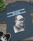 Tri - Blend Tee, Dan Campbell Quote T-Shirt, Light at End of Tunnel Motivation, Lion Coach, Gift for Sports Fans, Game Day Apparel - Selden & Kingsley