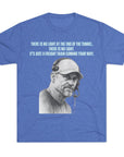 Tri - Blend Tee, Dan Campbell Quote T-Shirt, Light at End of Tunnel Motivation, Lion Coach, Gift for Sports Fans, Game Day Apparel - Selden & Kingsley