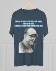 Tri - Blend Tee, Dan Campbell Quote T-Shirt, Light at End of Tunnel Motivation, Lion Coach, Gift for Sports Fans, Game Day Apparel - Selden & Kingsley