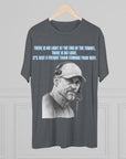 Tri - Blend Tee, Dan Campbell Quote T-Shirt, Light at End of Tunnel Motivation, Lion Coach, Gift for Sports Fans, Game Day Apparel - Selden & Kingsley