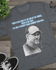 Tri - Blend Tee, Dan Campbell Quote T-Shirt, Light at End of Tunnel Motivation, Lion Coach, Gift for Sports Fans, Game Day Apparel - Selden & Kingsley