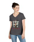 Vintage Bless You Boys Ladies' V - Neck T-Shirt, Casual Tee, Sports Fan Gift, Retro Apparel, Summer Wear, Funny Graphic Shirt - Selden & Kingsley