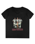 Vintage Bless You Boys Ladies' V - Neck T-Shirt, Casual Tee, Sports Fan Gift, Retro Apparel, Summer Wear, Funny Graphic Shirt - Selden & Kingsley