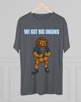 We Got Big Onions Unisex Tee, Detroit Lions Shirt, Dan Campbell, Funny Football Fan Gift, Tri - Blend Crew Tee, Sports Apparel, Lions Fan Tee - Selden & Kingsley