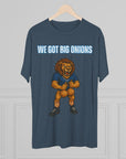 We Got Big Onions Unisex Tee, Detroit Lions Shirt, Dan Campbell, Funny Football Fan Gift, Tri - Blend Crew Tee, Sports Apparel, Lions Fan Tee - Selden & Kingsley
