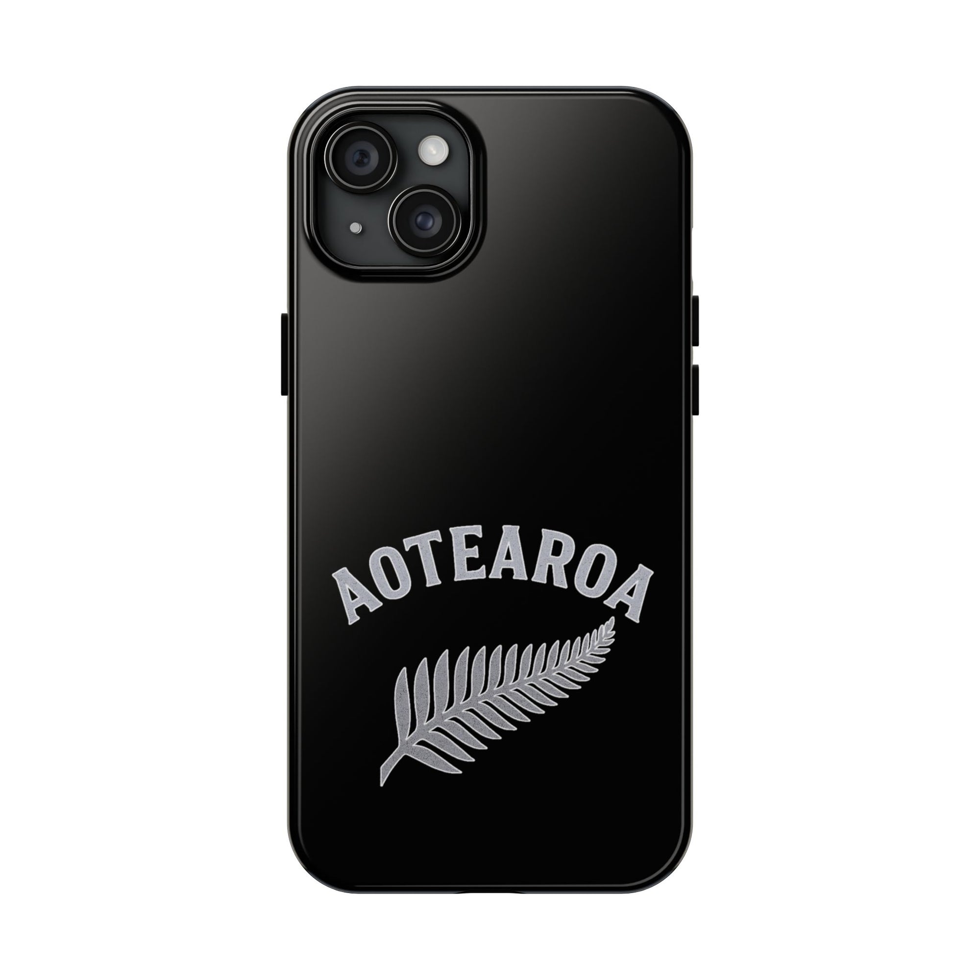 Aotearoa Phone Case | Silver Fern Phone Case | New Zealand iPhone Case | Kiwi Phone Case | Fern Design Phone Cover | NZ Pride Case