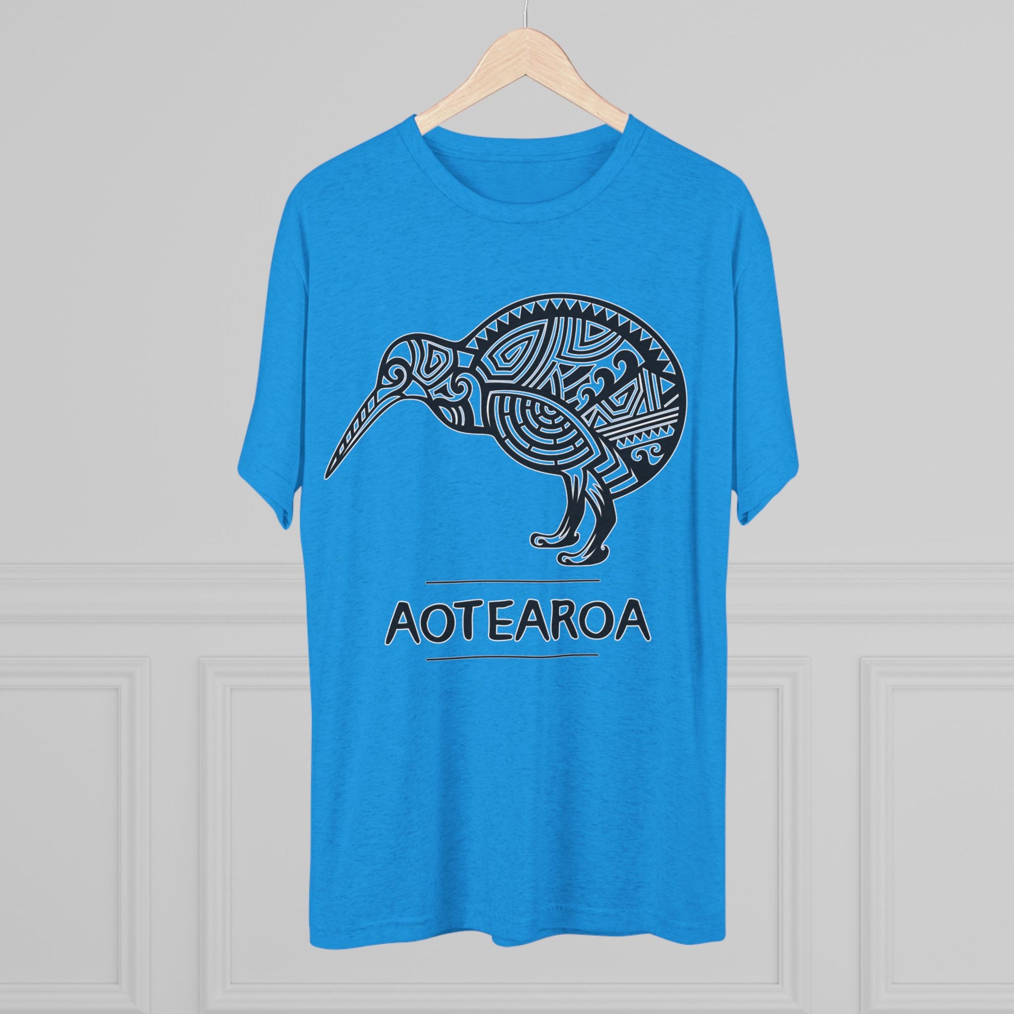 Maori Kiwi Aotearoa T-Shirt | New Zealand Tribal Bird Tee