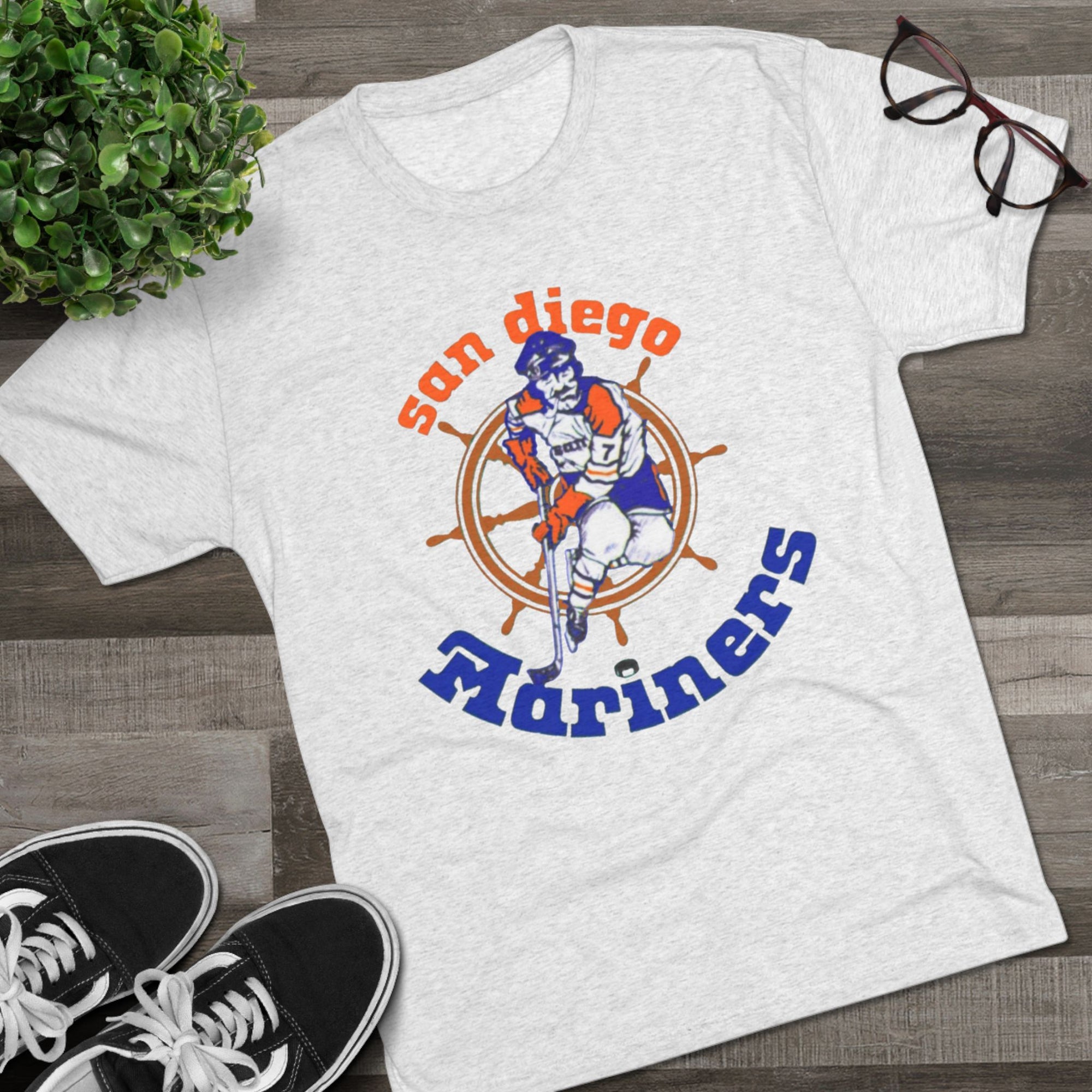 San Diego Mariners T-Shirt | Vintage WHA Hockey Shirt | San Diego Hockey Tee | Throwback Mariners Hockey Shirt | California Hockey Fan Gift