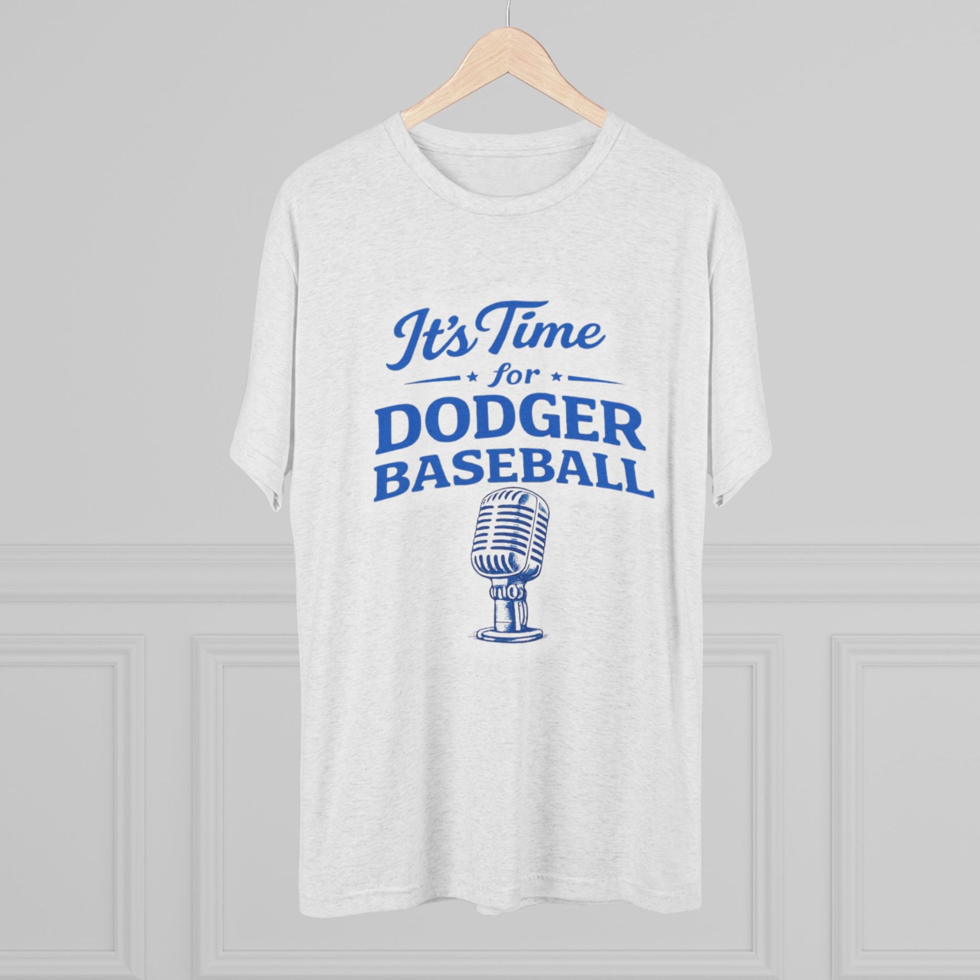 It's Time for Dodger Baseball Shirt, Vintage Dodgers Fan Tee, Baseball Broadcaster Tribute Shirt, LA Baseball Fan Gift