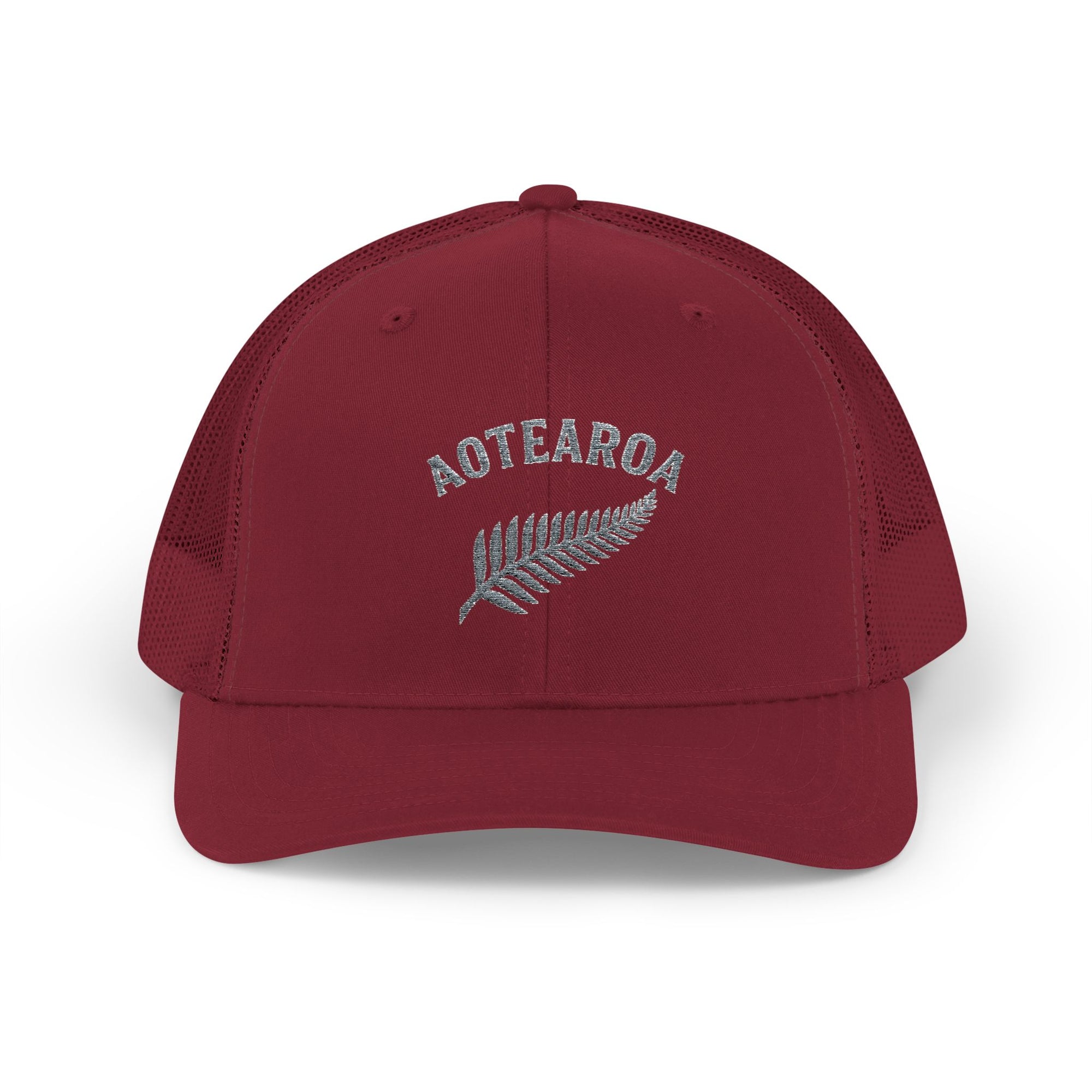 Aotearoa Hat Embroidered | Silver Fern Hat | New Zealand Cap | Kiwi Hat | NZ Pride Hat | Minimalist Snapback Trucker Hat