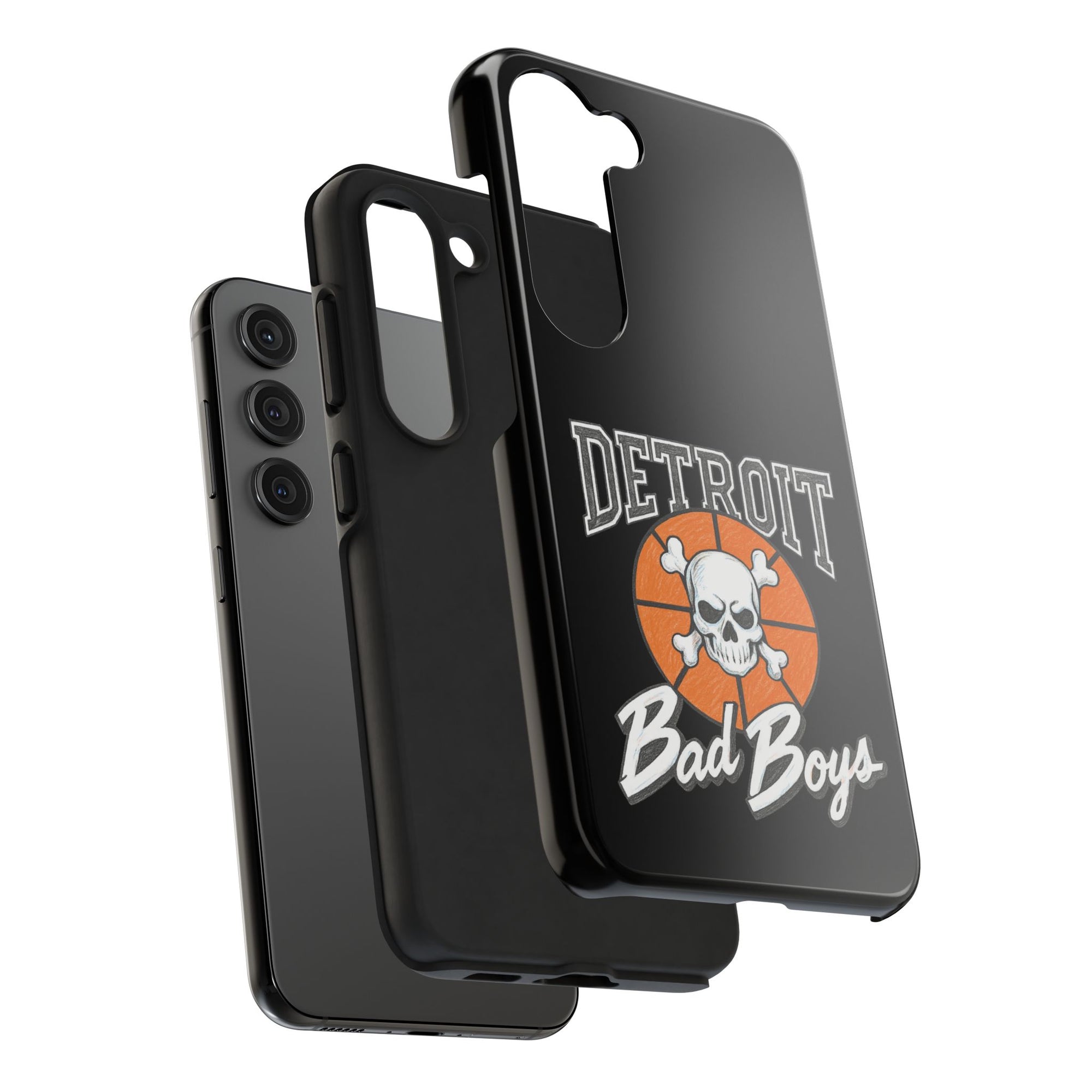 Detroit Bad Boys Phone Case | Basketball Skull Design - Tough Case