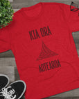 Kia Ora Aotearoa Tee | Maori Koru Wave T-Shirt