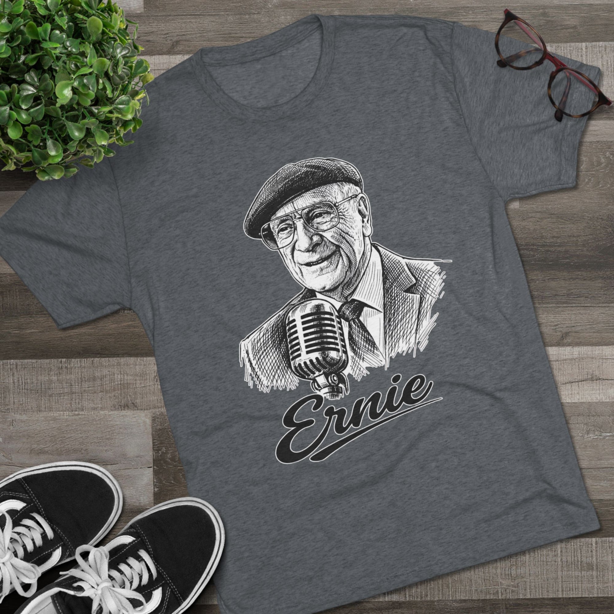 Ernie Harwell Shirt, Detroit Baseball Broadcaster Tribute Tee, Vintage Baseball Announcer Shirt, Detroit Baseball Fan Gift