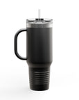 Aotearoa 40oz Travel Mug | Stanley Style Tumbler | New Zealand Insulated Mug | Silver Fern Cup | Kiwi Travel Cup | Large Handle Tumbler