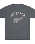 Aotearoa New Zealand Tri-Blend Tee, Classic Soft Shirt for Men & Women, Kiwi Travel Top, Vintage Tshirt, Comfortable Cotton Blend, Souvenir