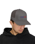 Detroit Hat Embroidered | Red Blue Detroit Cap | Lowercase Detroit Hat | Detroit Basketball Colors Hat | Minimalist Snapback | Trucker Hat
