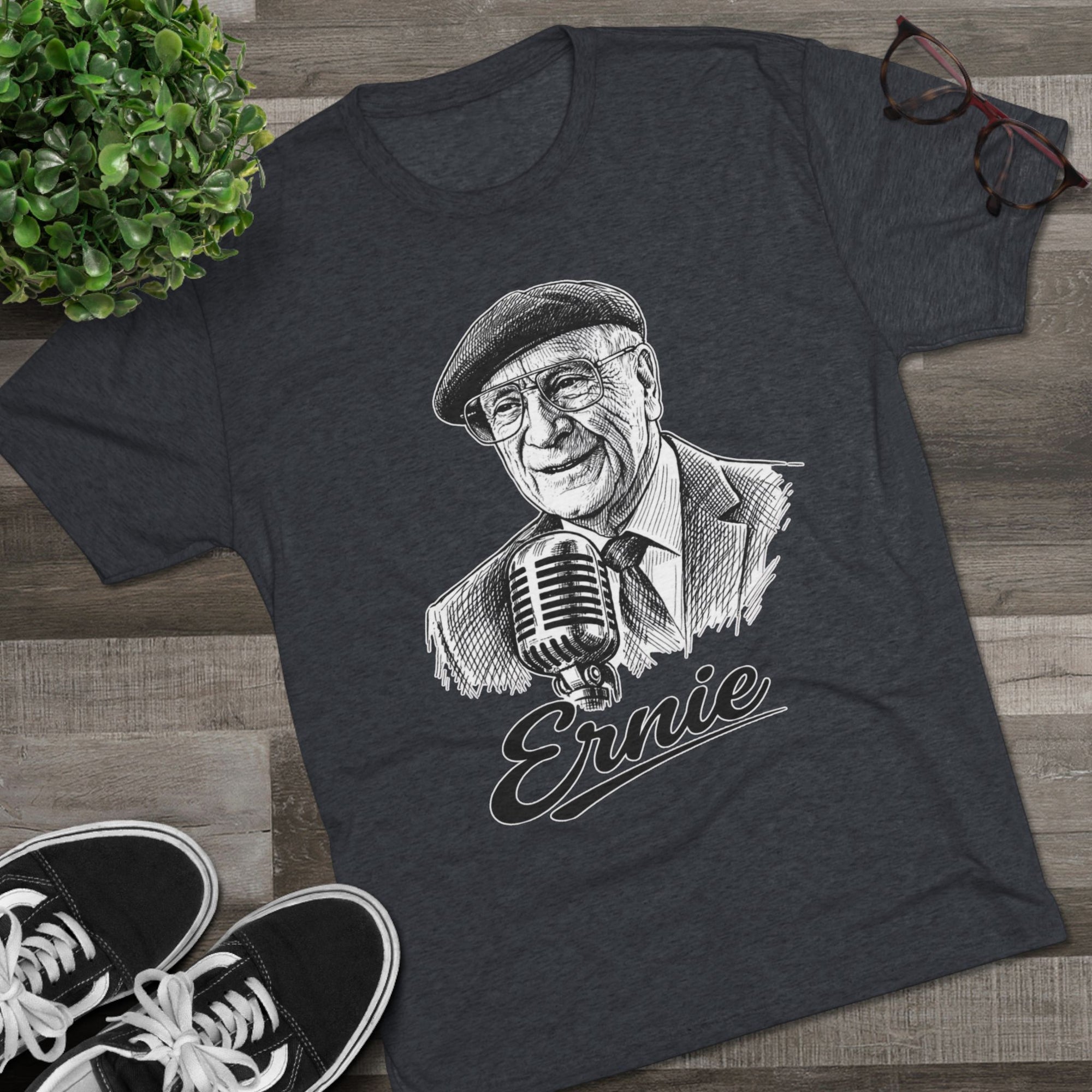 Ernie Harwell Shirt, Detroit Baseball Broadcaster Tribute Tee, Vintage Baseball Announcer Shirt, Detroit Baseball Fan Gift
