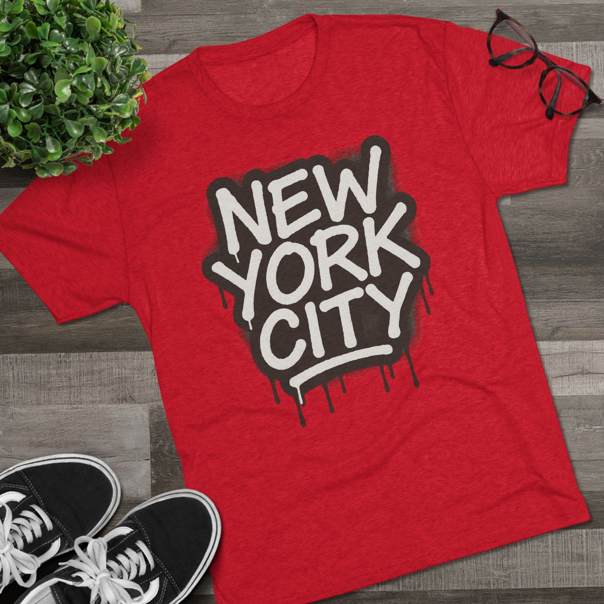 New York City Connection Tee, NYC Graffiti Spray Paint Style, Unisex Shirt for Fans, Street Art Urban Fashion, NYC Lover Gift, Graphic Tee
