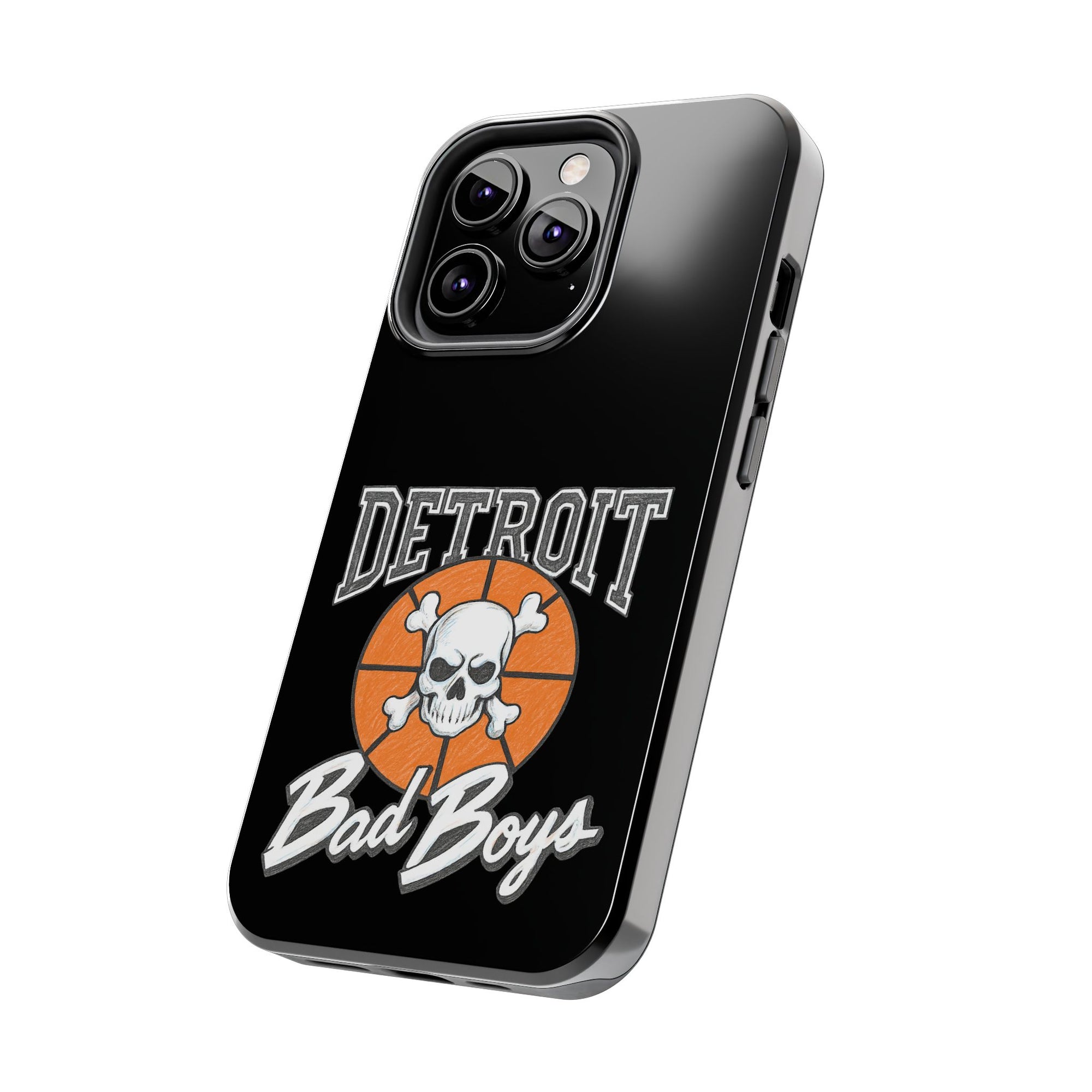 Detroit Bad Boys Phone Case | Basketball Skull Design - Tough Case