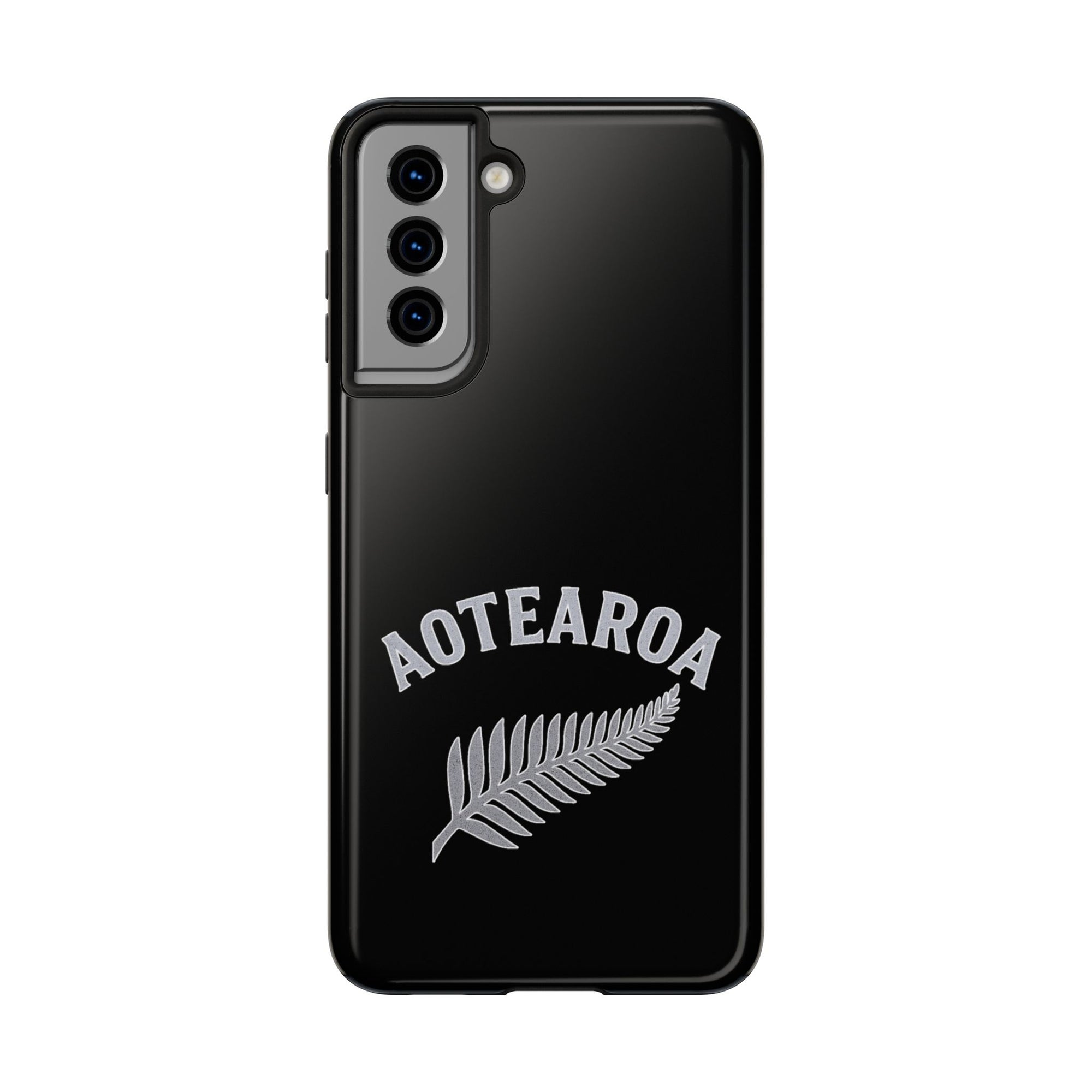 Aotearoa Phone Case | Silver Fern Phone Case | New Zealand iPhone Case | Kiwi Phone Case | Fern Design Phone Cover | NZ Pride Case