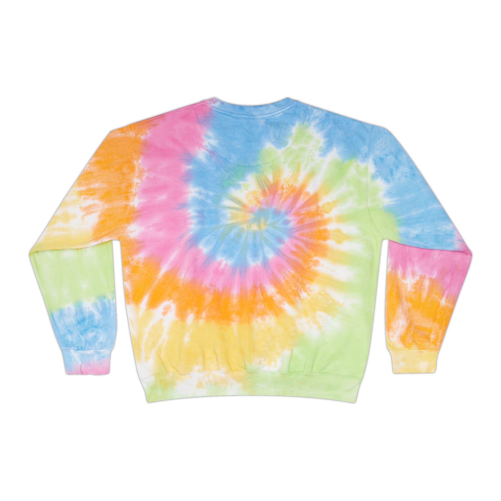 Dancing Rainbow Bears Sweatshirt | Light Blue Tie-Dye Crewneck