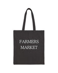 Farmers Market Cotton Canvas Tote Bag | Natural Market Shopper