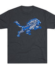 Lions Names Vintage Sports Tee | Detroit Football Names Triblend Soft T-Shirt