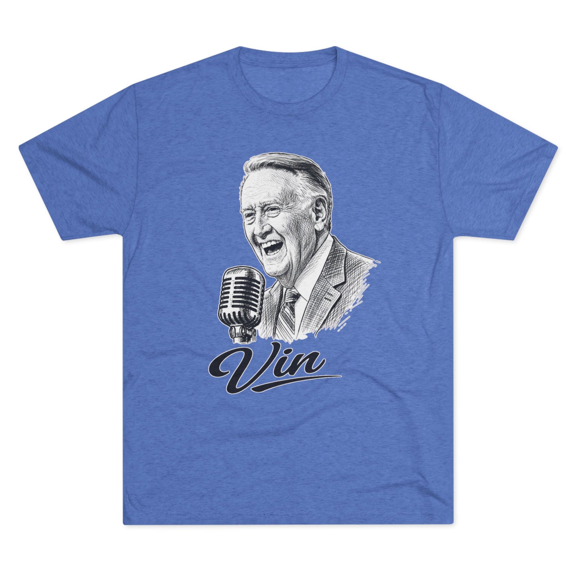 Vin Scully Shirt, Baseball Broadcaster Tribute Tee, Vintage Baseball Announcer Shirt, Dodgers Broadcaster Inspired Shirt, Baseball Fan Gift