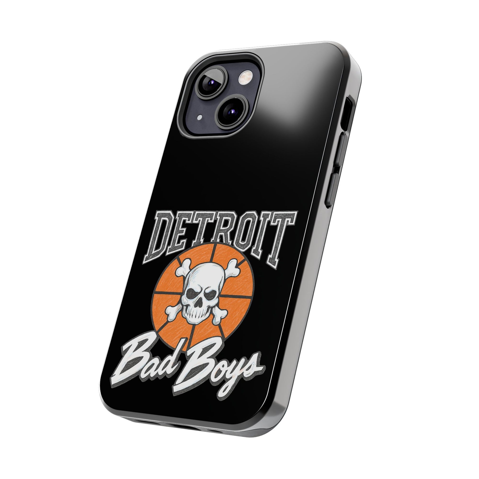Detroit Bad Boys Phone Case | Basketball Skull Design - Tough Case