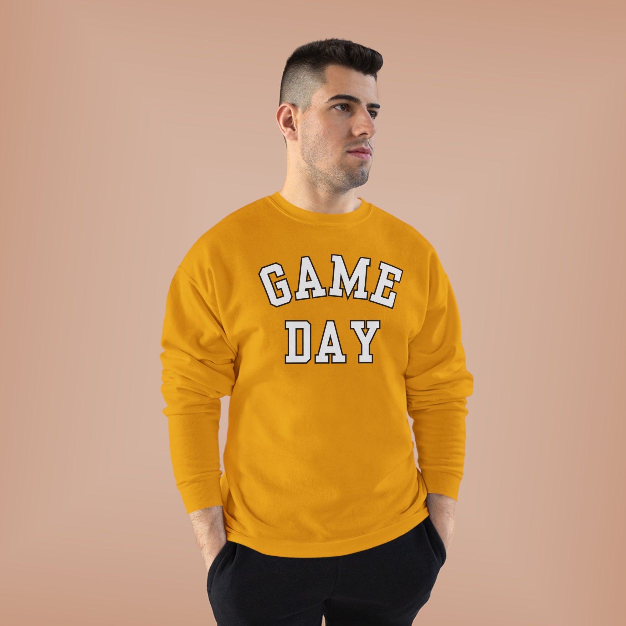 Game Day Crewneck Sweatshirt | Collegiate Lettering, Sports Fanwear