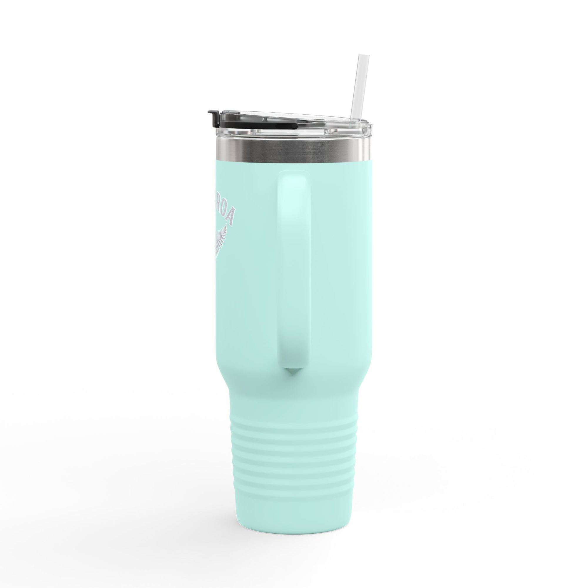 Aotearoa 40oz Travel Mug | Stanley Style Tumbler | New Zealand Insulated Mug | Silver Fern Cup | Kiwi Travel Cup | Large Handle Tumbler