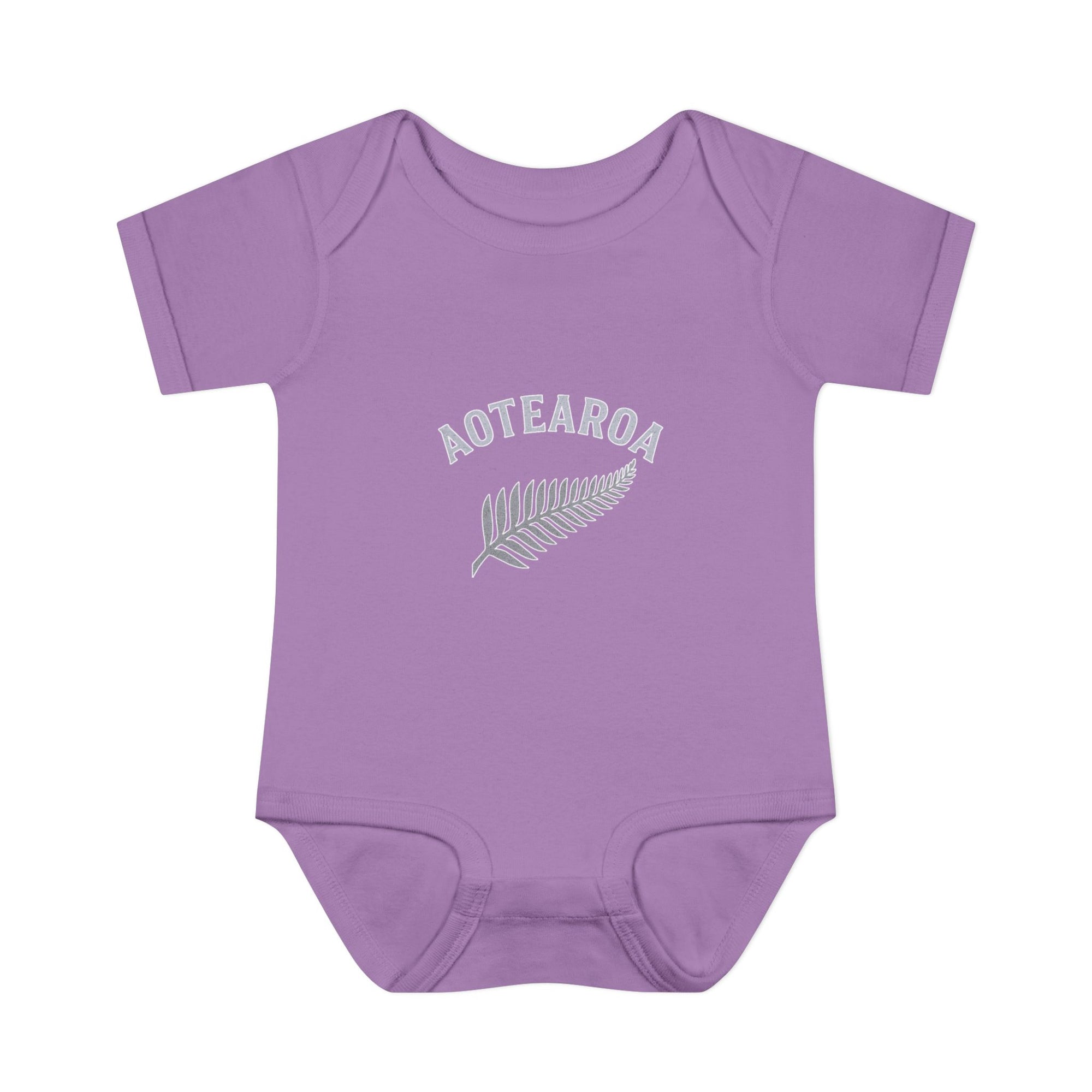 New Zealand Baby Onesie | Aotearoa Baby Outfit | Kiwi Infant Bodysuit | NZ Baby Clothes | Silver Fern Baby Gift
