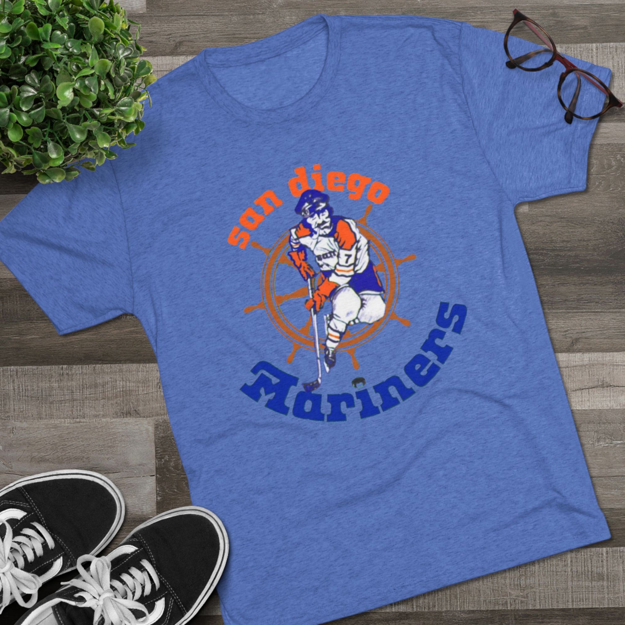 San Diego Mariners T-Shirt | Vintage WHA Hockey Shirt | San Diego Hockey Tee | Throwback Mariners Hockey Shirt | California Hockey Fan Gift