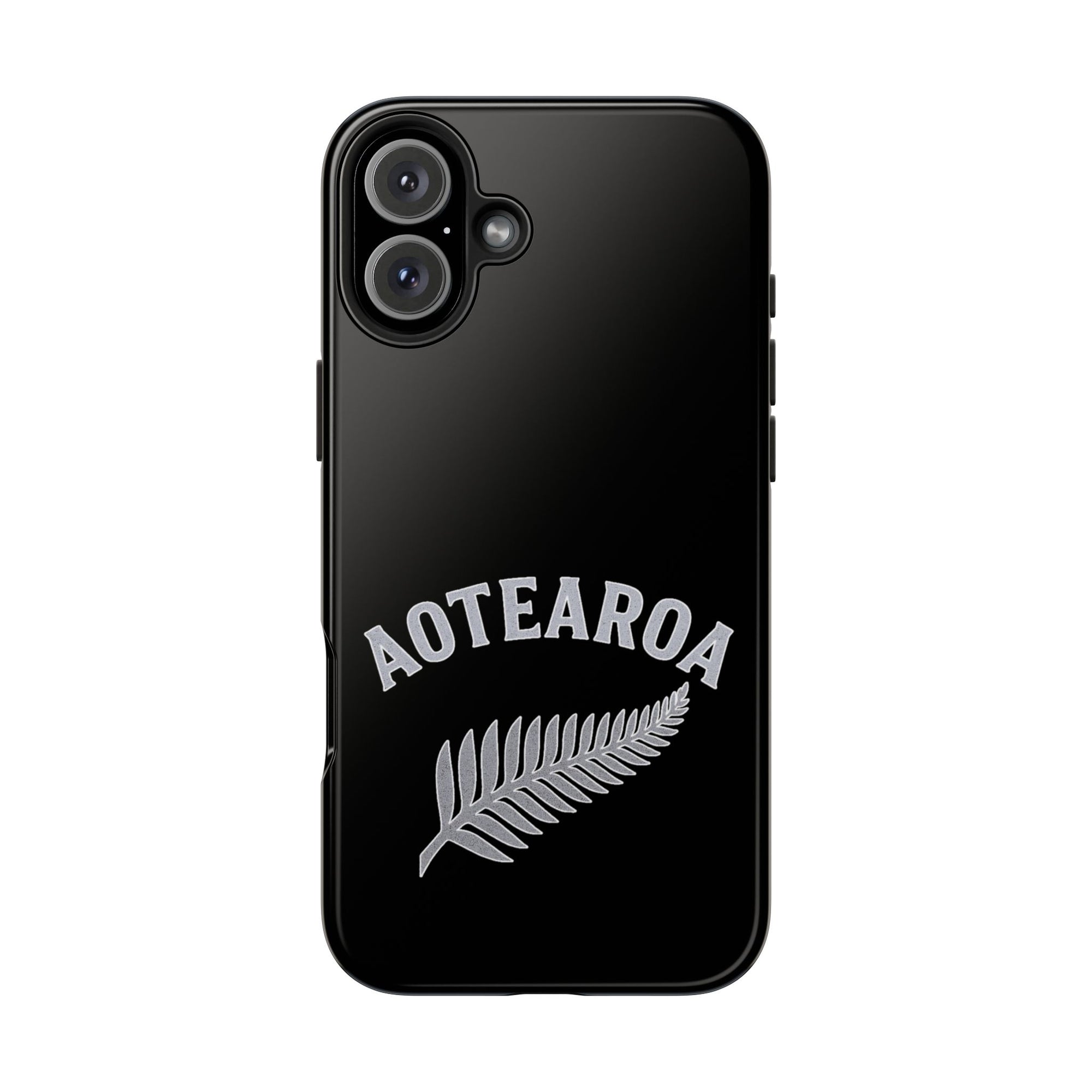Aotearoa Phone Case | Silver Fern Phone Case | New Zealand iPhone Case | Kiwi Phone Case | Fern Design Phone Cover | NZ Pride Case