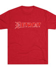 Detroit Triblend T-Shirt | Old English Detroit Tee | Super Soft Vintage Detroit Shirt | Premium Detroit Streetwear | Motor City Tee