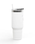 Aotearoa 40oz Travel Mug | Stanley Style Tumbler | New Zealand Insulated Mug | Silver Fern Cup | Kiwi Travel Cup | Large Handle Tumbler