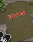 Detroit Triblend T-Shirt | Old English Detroit Tee | Super Soft Vintage Detroit Shirt | Premium Detroit Streetwear | Motor City Tee