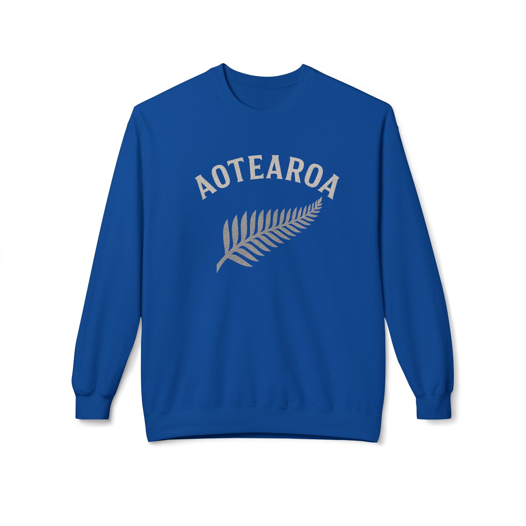 Aotearoa Fern Crewneck Sweatshirt | New Zealand Silver Fern